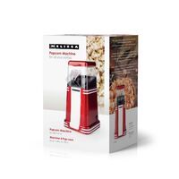 MELISSA Popcorn-Maker / 60 g / 1200 W / 2 - 4 min / Rot/Weiß