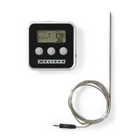 MELISSA Fleischthermometer / bis zu 250°C / Alarm Timer / LCD Display