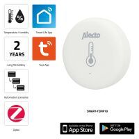 Alecto Intelligenter Zigbee-Temperatur- und Feuchtigkeitssensor