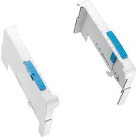 Woehner Haltergarnitur f.Systemabdeckung 3-poligfür Abdeckung 01 554 und 01 555