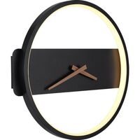 Globo WANDLEUCHTE LED 12W UHR 3000K (SUSSY SCHWARZ)