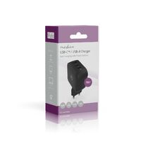 Nedis NETZLADEGERÄT USBA/USB-C   70W (WGCHA70WBK        SW)