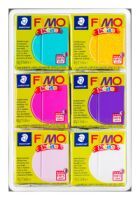 STAEDTLER Modelliermasse "Fimo kids" Colour Pack Fancy 6er Kartonetui