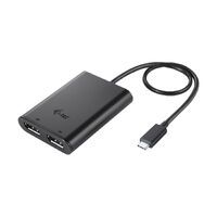 I-TEC USB-C Dual 4K/60Hz single 8K/30Hz DP Video Adapter 2x DP Port (C31DUAL4K60DP)