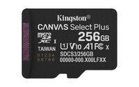 KINGSTON 256GB micSDXC Canvas Select Plus Gen3 150R A1 Single Pack w/o ADP (SDCS3/256GBSP)