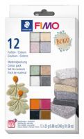 STAEDTLER Modelliermasse "Fimo effect" Boho 12er Kartonetui