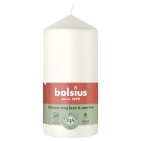 Multipack BOLSIUS Stumpenkerze 120/58mm weiß - 6 Stück