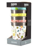 SIGG Kindertrinkbecher "Wildlife" 4er Set