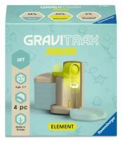Ravensburger GraviTrax Junior Element Lift 24588 - Erweiterbare Kugelbahn für Kinder, Murmelbahn aus
