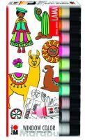 Marabu Window Color Set 'Lama' 10-teilig