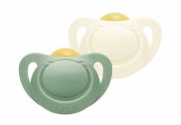 NUK for nature" Schnuller braun 6-18m 2stk"