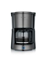 SEVERIN KA 9340 Kaffeemaschine 10 Tassen 1000W dark inox Glaskanne