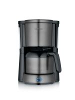 SEVERIN KA 9343 Kaffeemaschine 10 Tassen 1000W dark inox Thermokanne