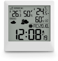 Hama Wetterstation mit Außensensor 00222238 Hama Sortiment Palawan weiss