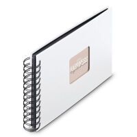 Hama  Fine Art  Spiral weiß 24x17 50 schwarze Seiten    9845 Archivierung -Fotoalben-