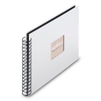 Hama  Fine Art  Spiral weiß 28x24 50 schwarze Seiten    9846 Archivierung -Fotoalben-