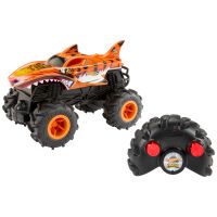 Mattel Hot Wheels RC Monster Trucks HW Tigerhai RC im Maßstab 1:24, ferngesteuerter Spielzeugtruck