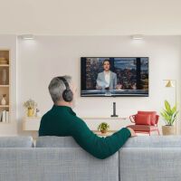 Hama Kopfhörer kabellos Over-Ear 221848 Hama Sortiment Fernseh-Kopfhörer schwarz