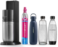 SodaStream Trinkwasser-Sprudler 1016813496 Duo Allround Pack schwarz/silber