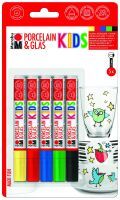 Marabu Porzellan- und Glasmaler 'KiDS' Maxi Fun 5-teilig