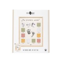 PETIT ARTICHAUT Fotorahmen "Mein Erstes Jahr" für 12 Bilder und Abdruck