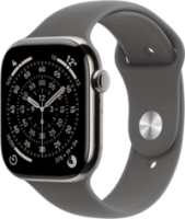Apple Watch 11 42mm GPS+5G Titan Sport S/M natur/steingrau Smartwatches mit SIM