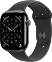 Apple Watch 11 42mm GPS+5G Titan Sport M/L schiefer/schwarz Smartwatches mit SIM