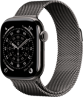 Apple Watch 11 42mm GPS+5G Titan Milanaise Armband schiefer Smartwatches mit SIM