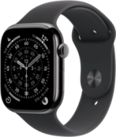 Apple Watch 11 46mm GPS+5G Titan Sport S/M schiefer/schwarz Smartwatches mit SIM