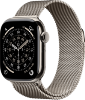 Apple Watch 11 42mm GPS+5G Titan Milanaise Armband natur/natur Smartwatches mit SIM