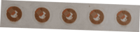 NFC21 Sicherheitssticker RFIDTag 18 mm NTAG 213 Papier 10er Pack