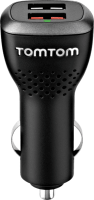 TomTom High-Speed Dual-Charger - Auto - Cigar lighter - 5 V - Black