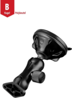 Ram Mount Twist-Lock Low Profile Suction Cup Double Ball Mount