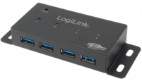 Logilink USB 3.0 HUB 4-port, metal, incl. power supply (UA0149)