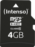 Intenso SD MicroSD Card  4GB Class10 inkl. SD Adapter (3413450)