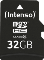 Intenso 32GB MicroSDHC - 32 GB - MicroSDHC - Class 10 - 25 MB/s - Shock resistant - Temperature proof - Water resistant - X-ray proof - Black