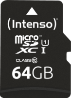 Intenso 3423490 - 64 GB - MicroSDXC - Class 10 - UHS-I - 90 MB/s - Class 1 (U1)