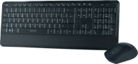 Logilink Tastatur Maus Kombination Funk 2.4 GHz schwarz (ID0161)