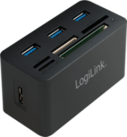 Logilink Card Reader extern mit 3xUSB 3.0 HUB AiO Cardreader (CR0042)