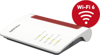 AVM FRITZ!Box 5530 - Wi-Fi 6 (802.11ax) - Dual-band (2.4 GHz / 5 GHz) - Ethernet LAN - 4G - White - Tabletop router