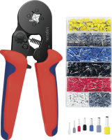 Logilink Adernendhülsen-Crimpzange selbsteinst., 1200 Hülsen (WZ0068)