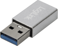 Logilink Adapter USB 3.2 Gen1 Type-C,USB-A/M zu USB-C/F,silb (AU0056)