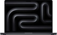MacBook Pro 16" mit M4 Pro Chip, 14-Core CPU und 20-Core GPU, 24GB, 512GB SSD, space schwarz>