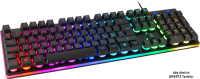 Deltaco GAM-021-RGB-DE Kabelgebunden USB Gaming-Tastatur Ergonomisch Beleuchtet Deutsch - QWERTZ