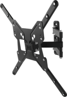 One for All SMART - 33 cm (13") - 139.7 cm (55") - 75 x 75 mm - 400 x 400 mm - 0 - 15° - Black