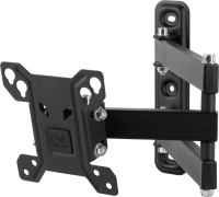 One for All WM 2151 - 68.6 cm (27") - 75 x 75 mm - 100 x 100 mm - 0 - 15° - 0 - 180° - Black