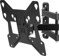 One for All WM 2251 - 33 cm (13") - 101.6 cm (40") - 75 x 75 mm - 200 x 200 mm - 0 - 15° - Black