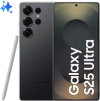 Samsung Smartphone Samsung Galaxy S25 Ultra 256GB Black 6.9" 5G (12GB) DE Model Android (SM-S938BZKD