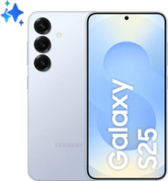 Samsung Smartphone Samsung Galaxy S25 128GB Light Blue 6.2" 5G (12GB) DE Model Android (SM-S931BLBDE