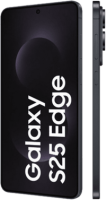 Samsung Smartphone Samsung Galaxy S25 Edge 256GB Black 6.72" 5G (12GB) DE Model Android (SM-S937BZKD